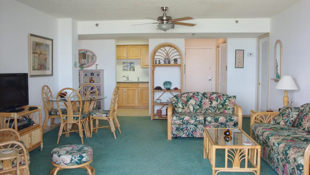 Living Dining Area! at 3407 S Ocean Boulevard Apt 2b, Boca Raton