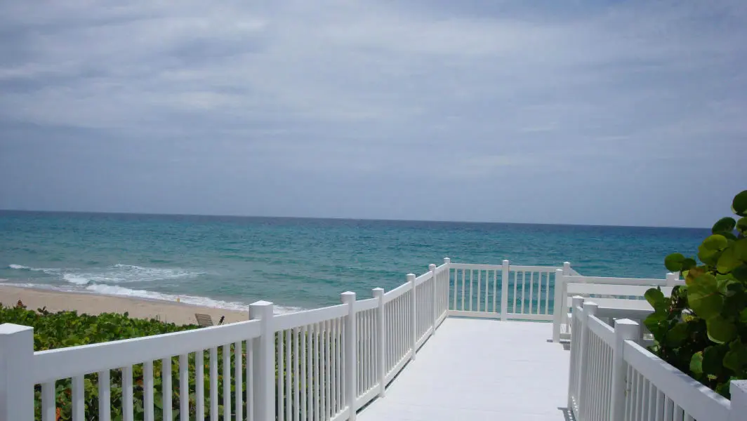 Your private beach access! Gated! at 3407 S Ocean Boulevard 4-C, Highland Beach