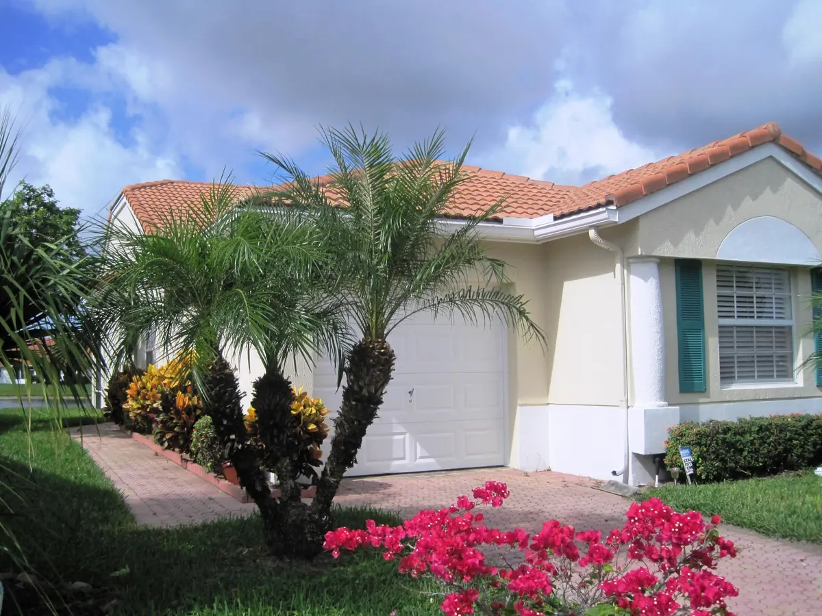 EXTERIOR FRONT at 15355 Lake Wisteria Road, Delray Beach