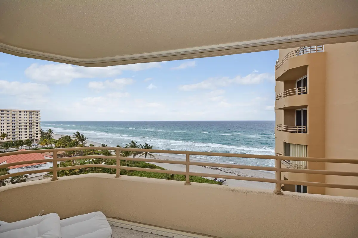 Ocean View From Balcony at 3407 S Ocean Boulevard 8d, Highland Beach