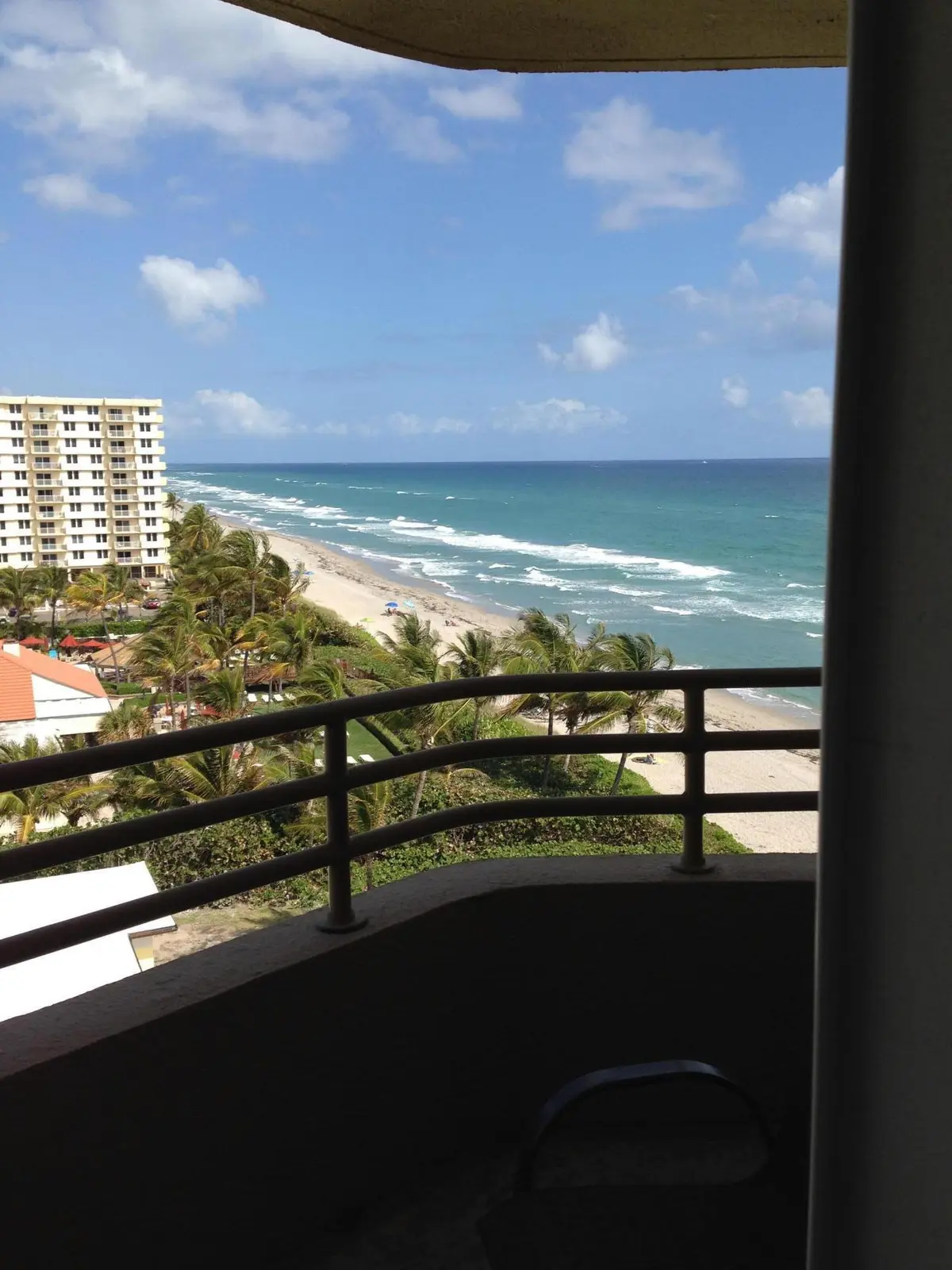 SECOND BALCONY VIEW at 3407 S Ocean Boulevard 8a, Highland Beach