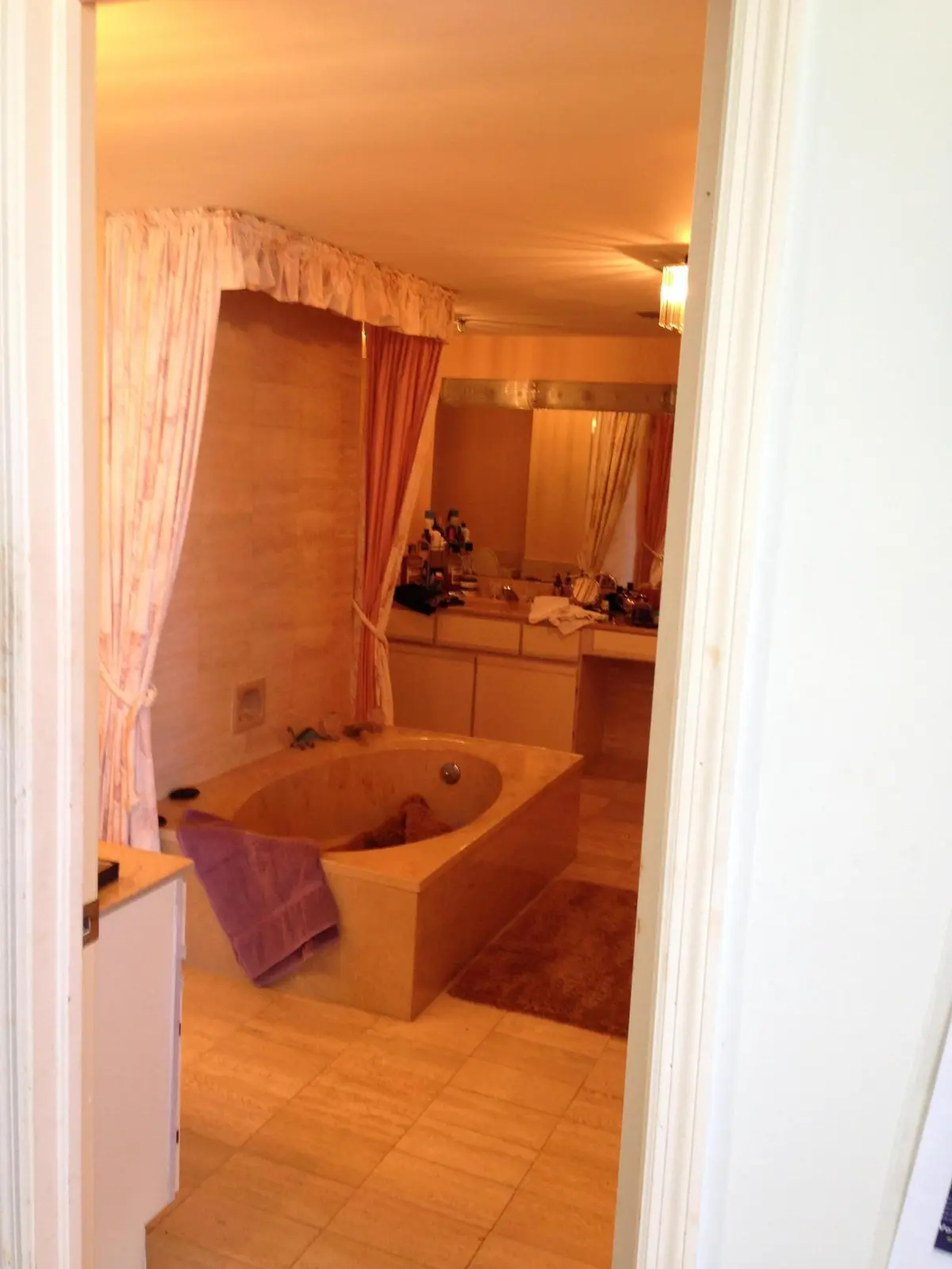 MASTER BATHROOM at 3407 S Ocean Boulevard 8a, Highland Beach