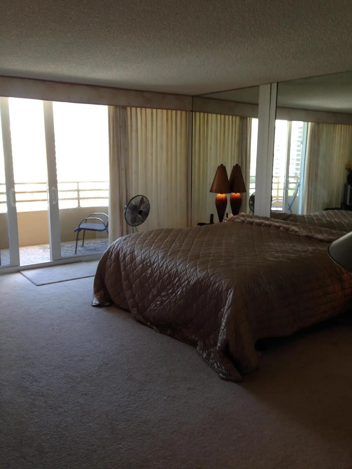 MASTER BEDROOM at 3407 S Ocean Boulevard 8a, Highland Beach