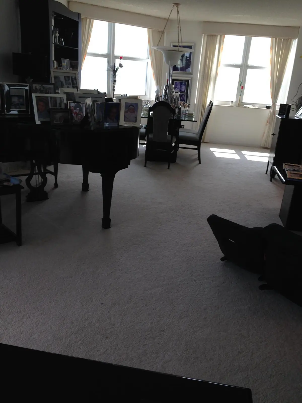 LIVING AND DINING ROOM at 3407 S Ocean Boulevard 8a, Highland Beach