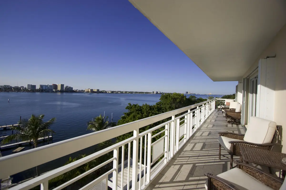 Balcony View at 250 Bradley Place 708, Palm Beach