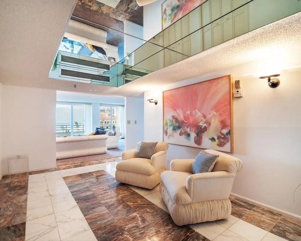 Foyer Entry at 3407 S Ocean Boulevard 5c, Highland Beach