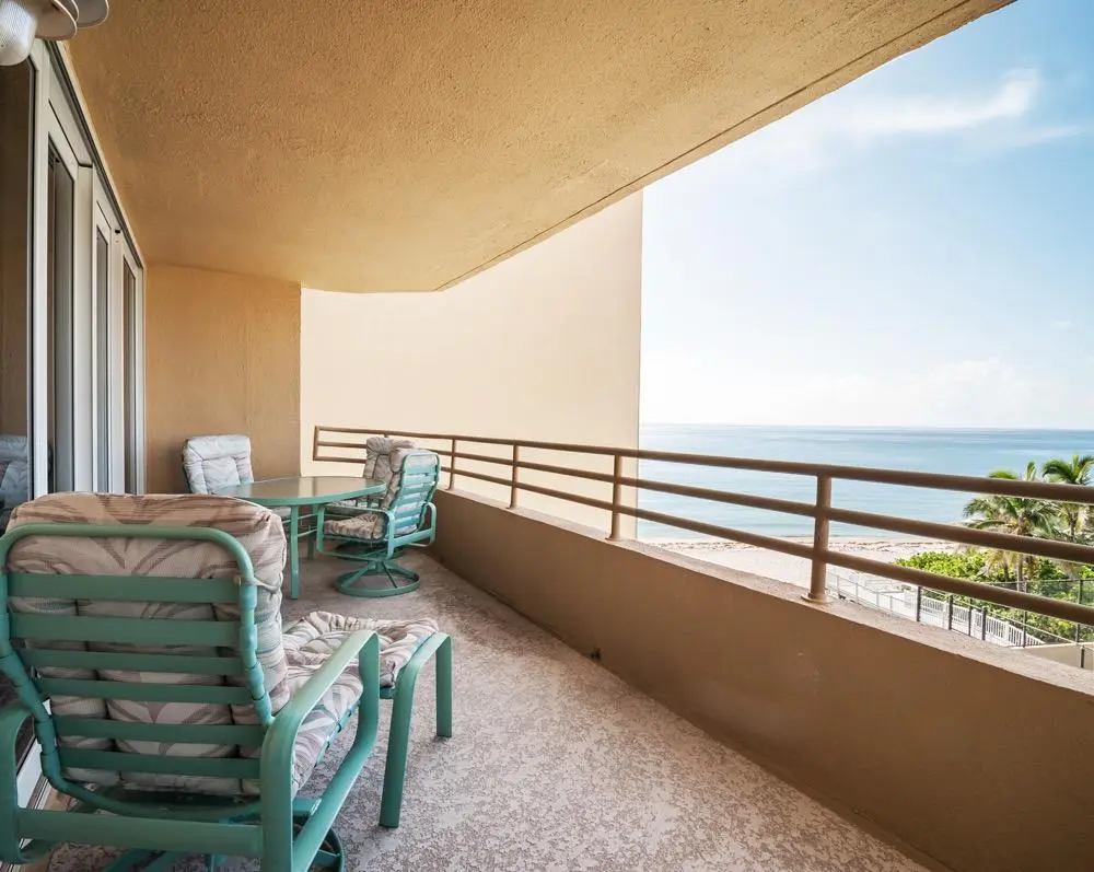 Main Balcony #1 at 3407 S Ocean Boulevard 5c, Highland Beach