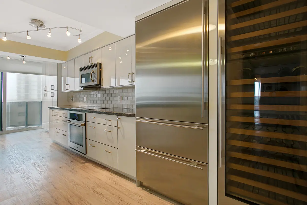 Kitchen at 350 S Ocean Boulevard 6-C, Boca Raton
