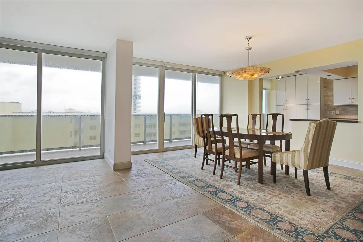 Dining Area at 350 S Ocean Boulevard 6-C, Boca Raton