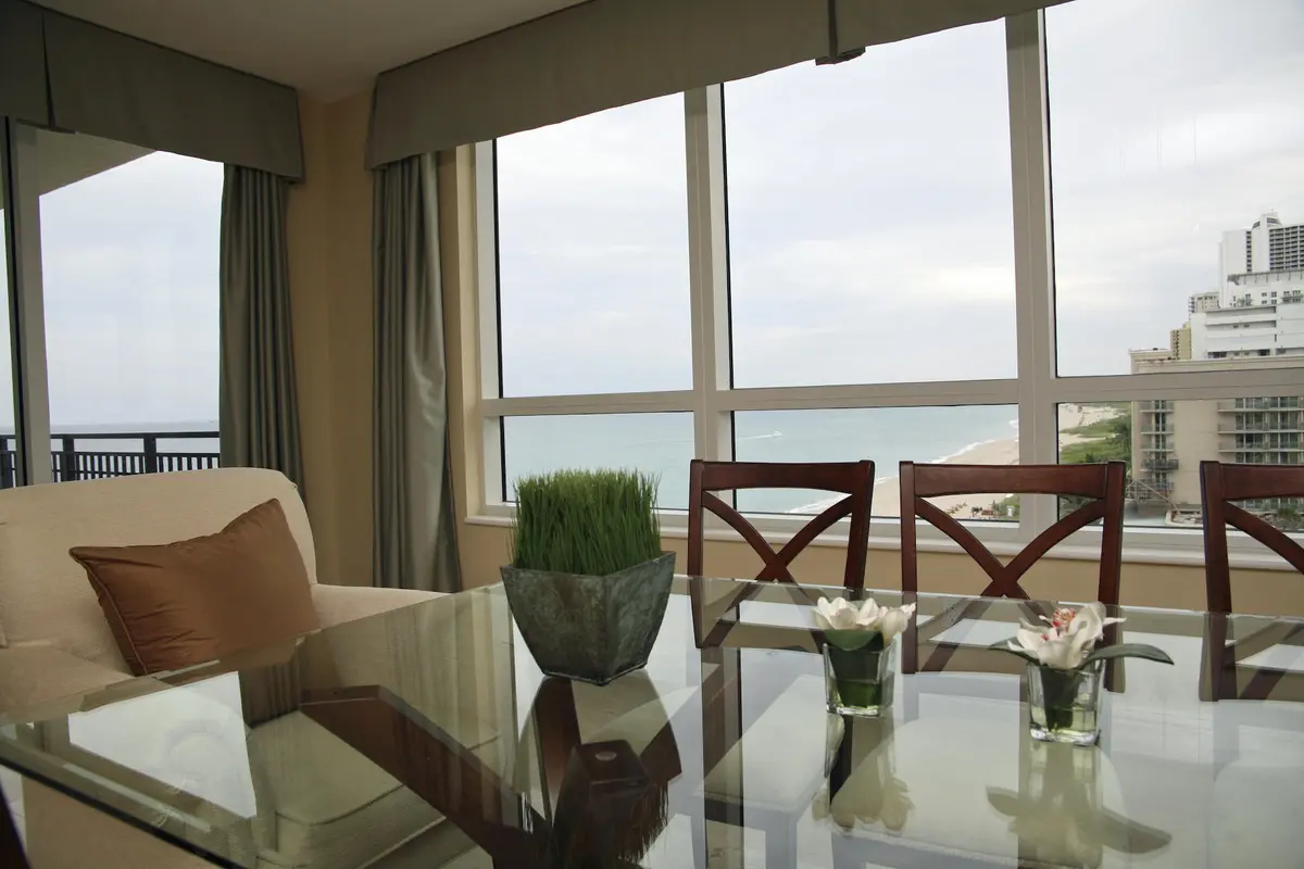 Dining Area at 3800 N Ocean Drive 852, Singer Island