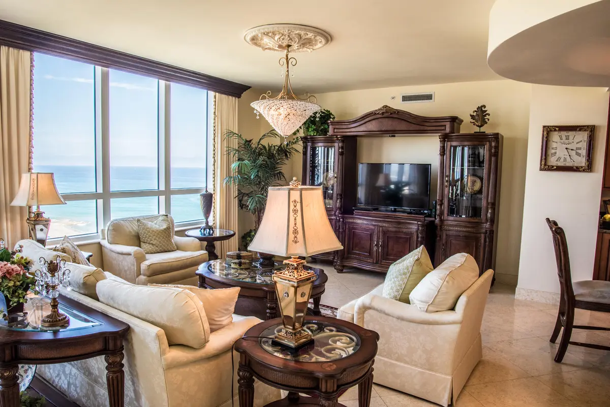 Living Area at 3800 N Ocean Drive 1651, Singer Island