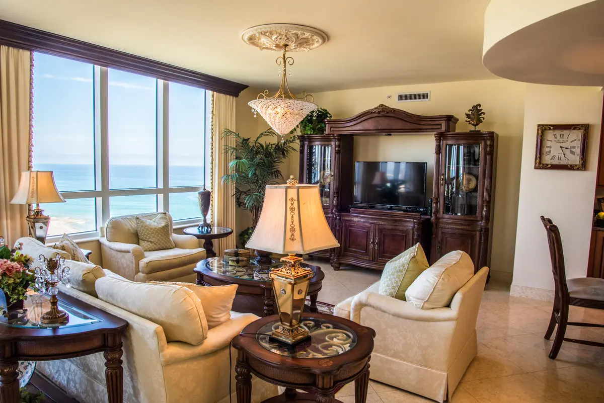 Living Area at 3800 N Ocean Drive 1651, Singer Island