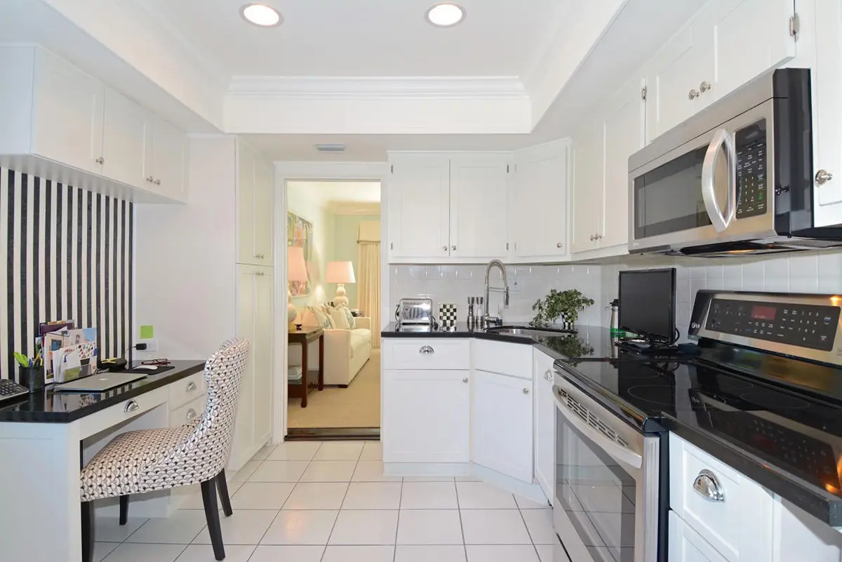 Kitchen at 250 Bradley Place 202, Palm Beach