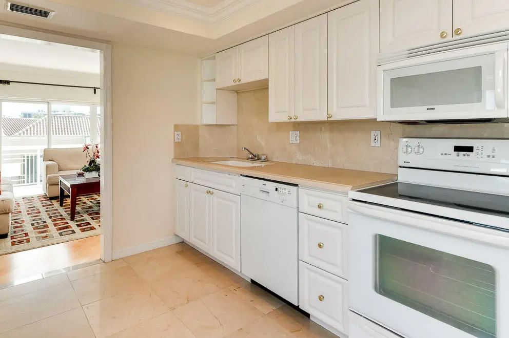 Kitchen at 250 Bradley Place 402, Palm Beach