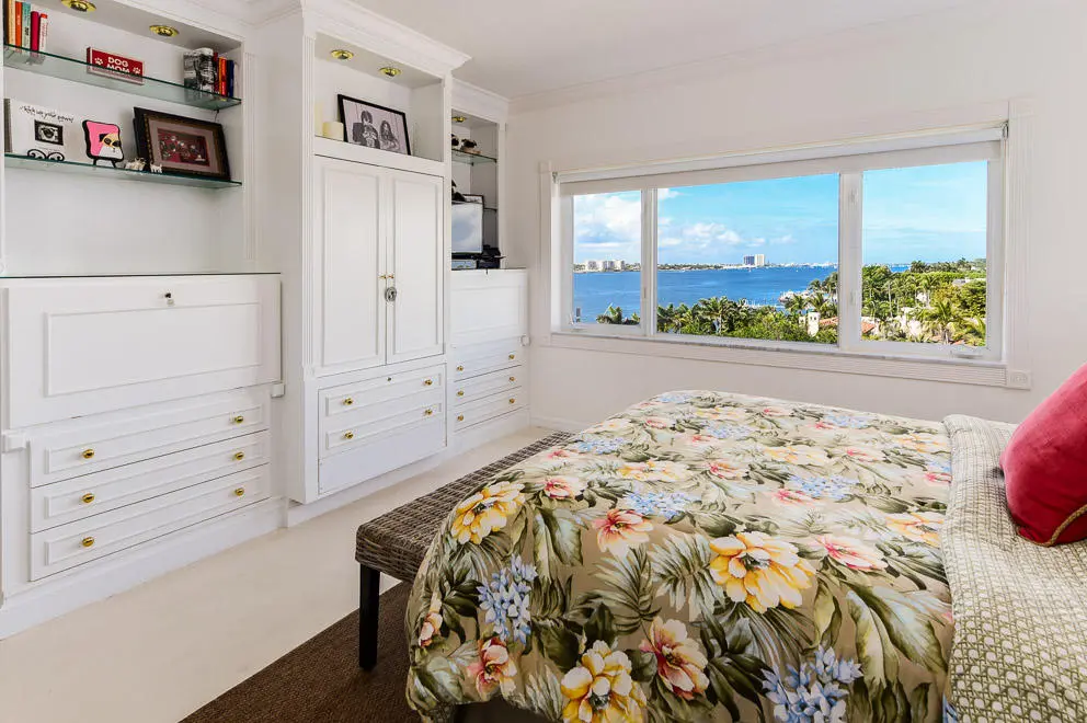 Master Bedroom at 250 Bradley Place 707, Palm Beach