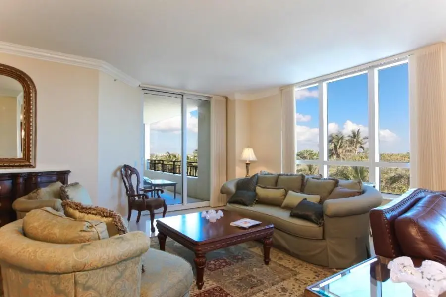 GREAT ROOM - VIEW OF INTRACOASTAL at 3800 N Ocean Drive 451, Singer Island