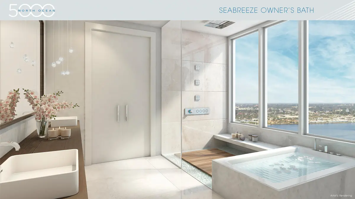 3-SeabreezeOwnersBath at 5000 N Ocean Drive 901, Singer Island