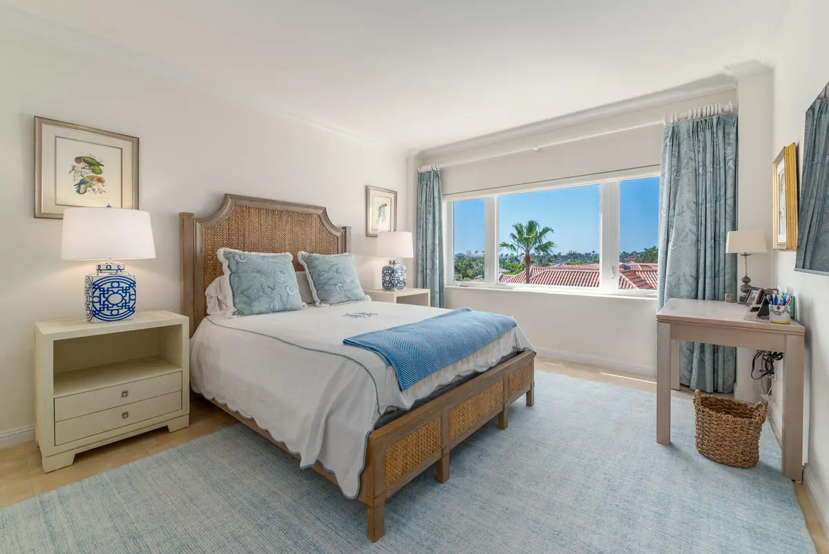 Master Bedroom at 250 Bradley Place 501, Palm Beach