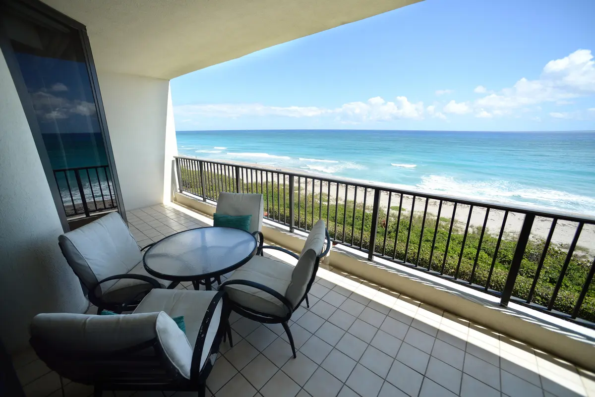 Waterfront Balcony at 800 Ocean Drive 503, Juno Beach