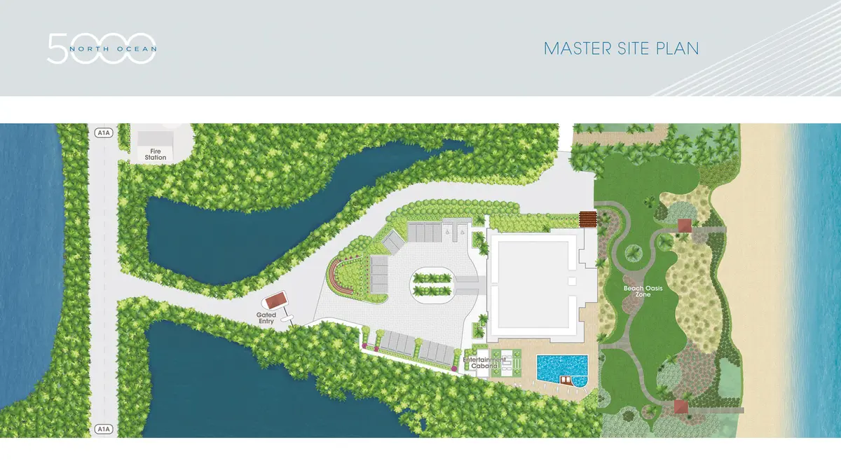 2 - MASTER SITE PLAN at 5000 N Ocean Drive 902, Singer Island