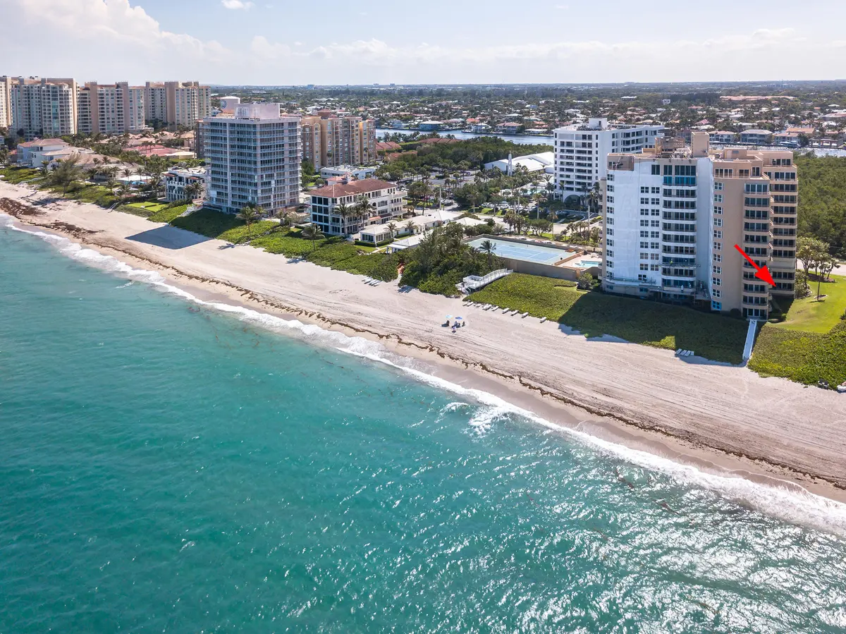 Beach front condo at 3407 S Ocean Boulevard 1-D, Highland Beach