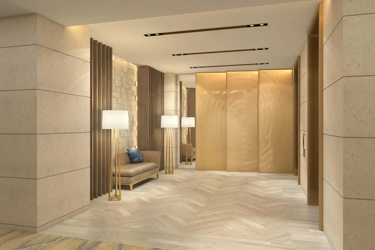 3.Resort Lobby Elevator at 3100 N Ocean Drive H-1704, Singer Island
