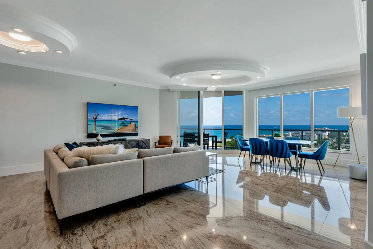 LIVING ROOM at 2700 N Ocean Drive 1405b, Singer Island