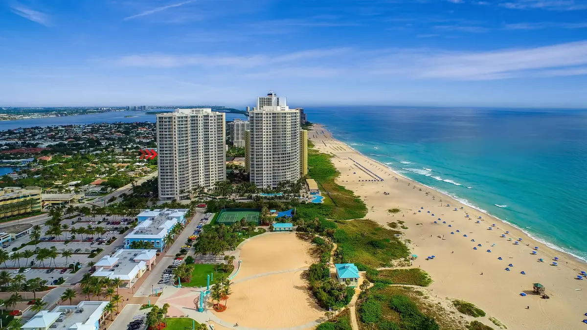AERIAL at 2700 N Ocean Drive 1405b, Singer Island