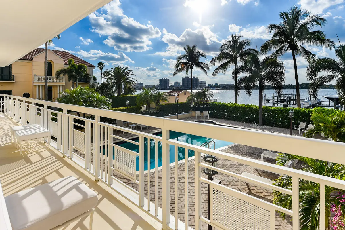 BALCONY/INTRACOASTAL at 250 Bradley Place 208, Palm Beach