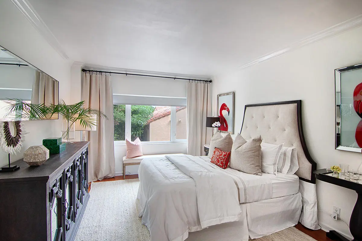 Master Bedroom at 250 Bradley Place 206, Palm Beach