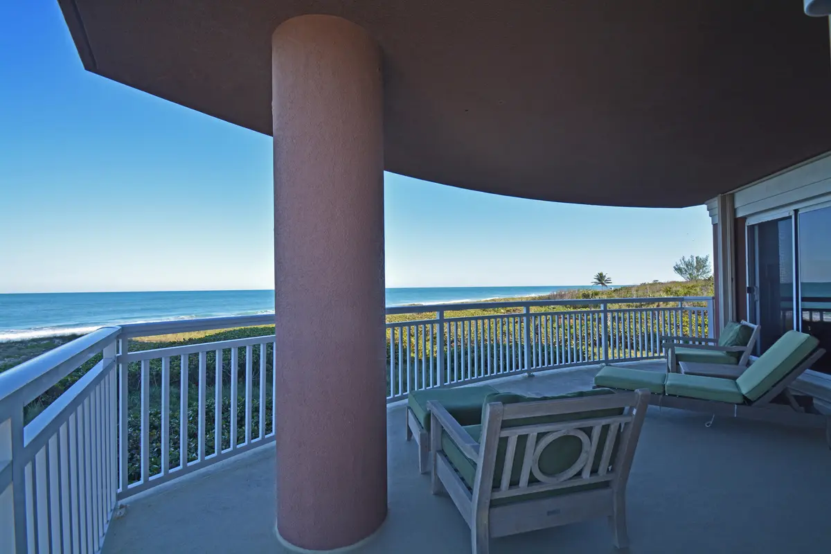 Balcony view Southeast at 3702 N Highway A1a 301, Hutchinson Island