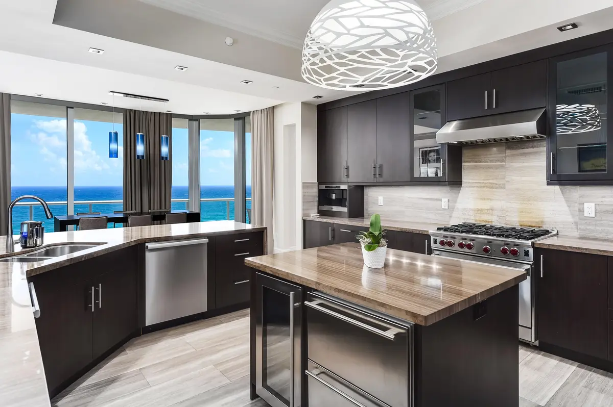 Kitchen at 2700 N Ocean Drive Ts11a, Singer Island