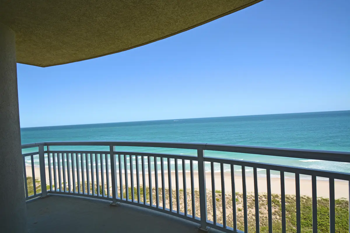 East Balcony View East at 3702 N Highway A1a 1201, Hutchinson Island
