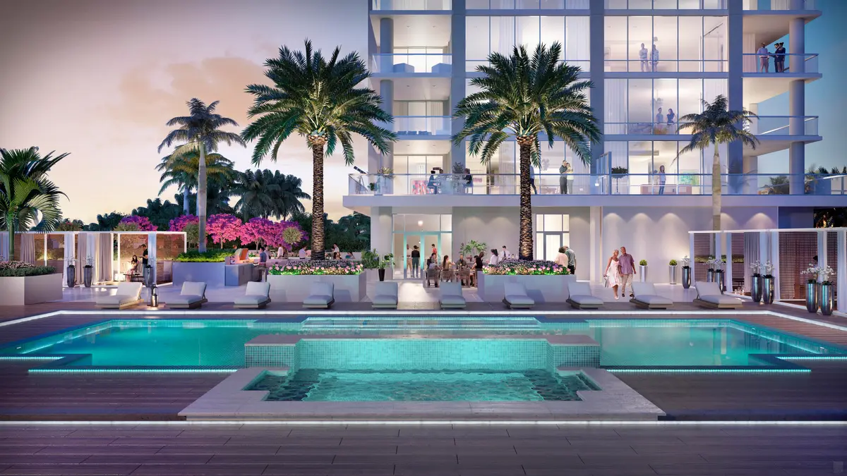 Kolter-Water-05-Pool at 3 Water Club Way 802, North Palm Beach