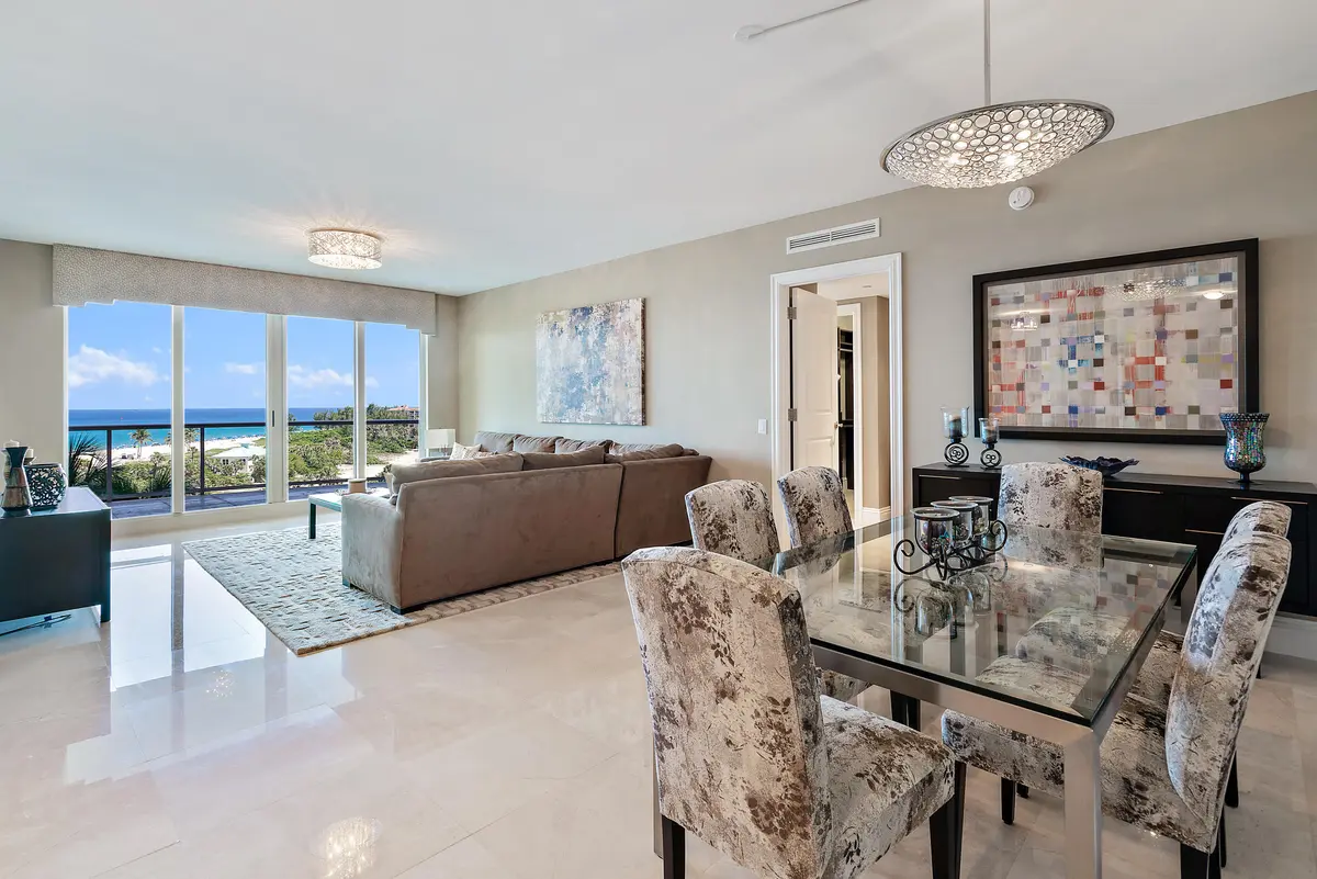 Dining/Living at 2700 N Ocean Drive 502-B, Singer Island
