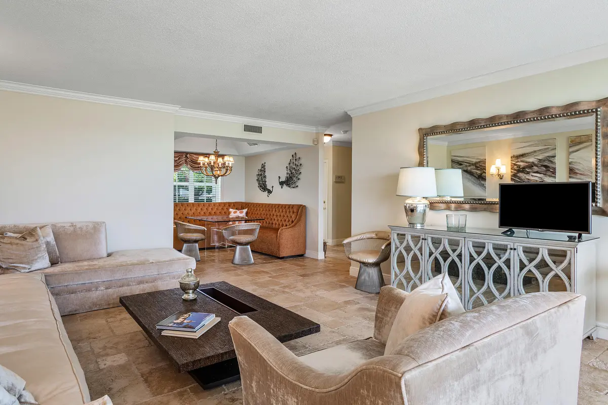 living room at 2170 Ibis Isle Road 2, Palm Beach