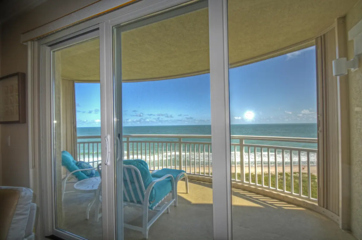 Living to Balcony View to Ocean at 3702 N A1a 902, Fort Pierce