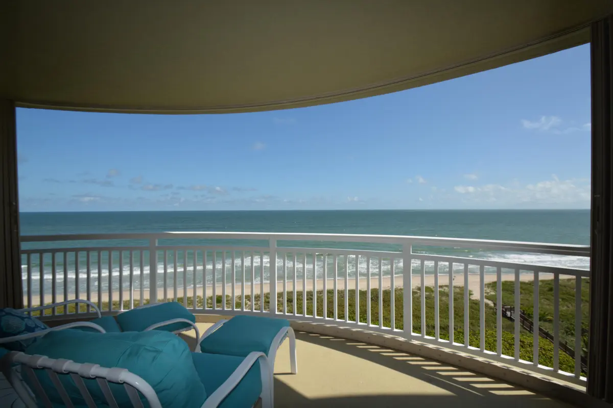 Balcony view at 3702 N A1a 902, Fort Pierce