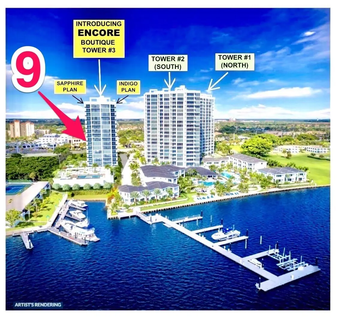 Encore Tower Sapphire Residence 902 at 3 Water Club Way 902, North Palm Beach