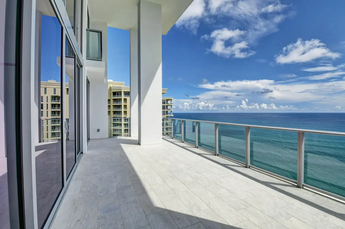 Terrace Facing NE at 5000 N Ocean Drive 1702, Singer Island
