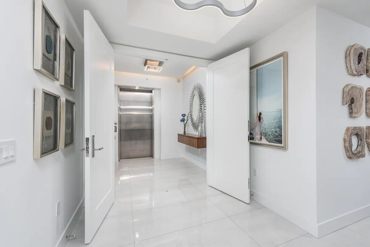 2003 Model Foyer to Elevator at 5000 N Ocean Drive 1503, Singer Island