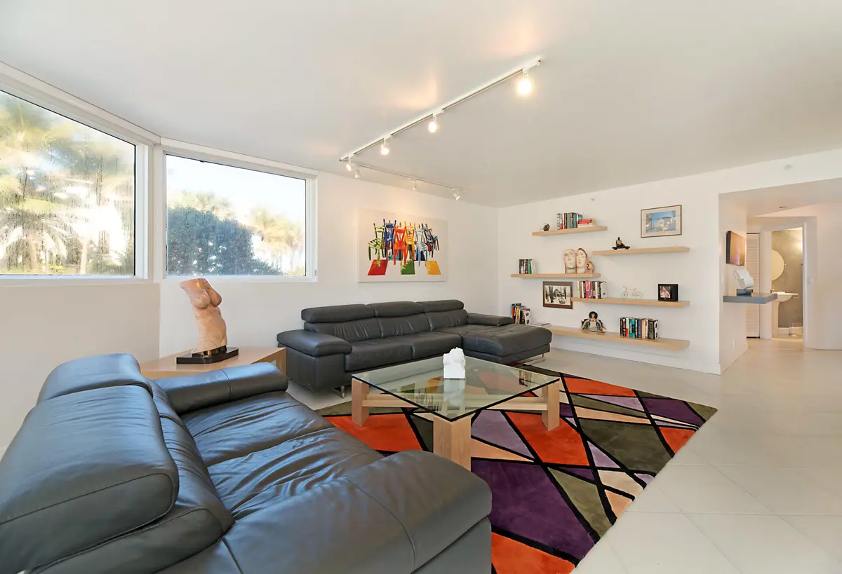 LIVING AREA at 2565 S Ocean Boulevard 104n, Highland Beach