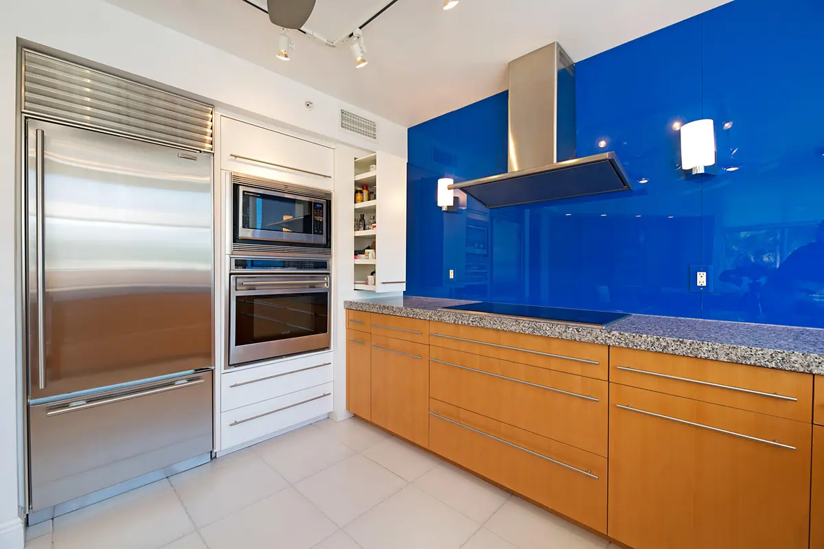 BLUE GLASS WALL at 2565 S Ocean Boulevard 104n, Highland Beach