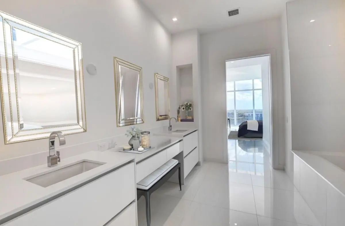 Emerald Penthouse Master Bathroom at 20155 Boca West Drive A-901, Boca Raton