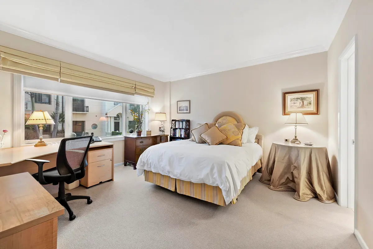 Living room at 250 Bradley Place 210, Palm Beach