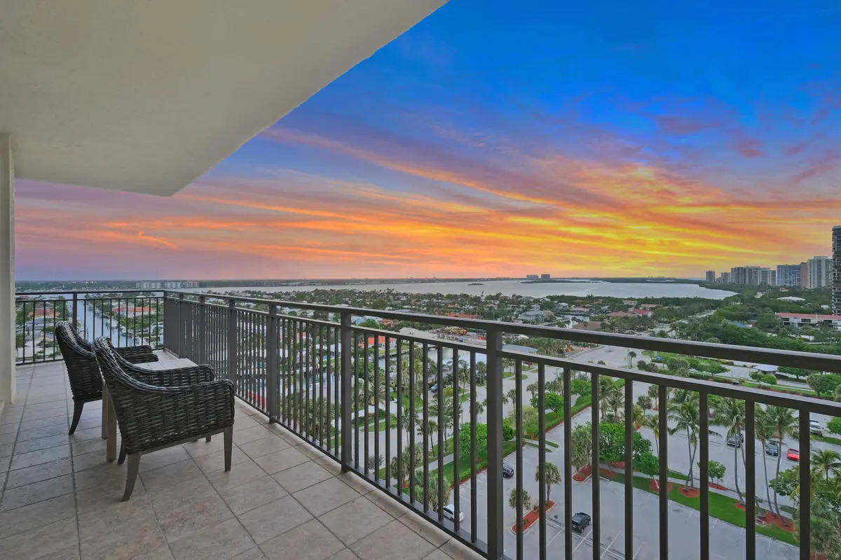 Intracoastal - Balcony at 3800 N Ocean Drive 1401, Singer Island