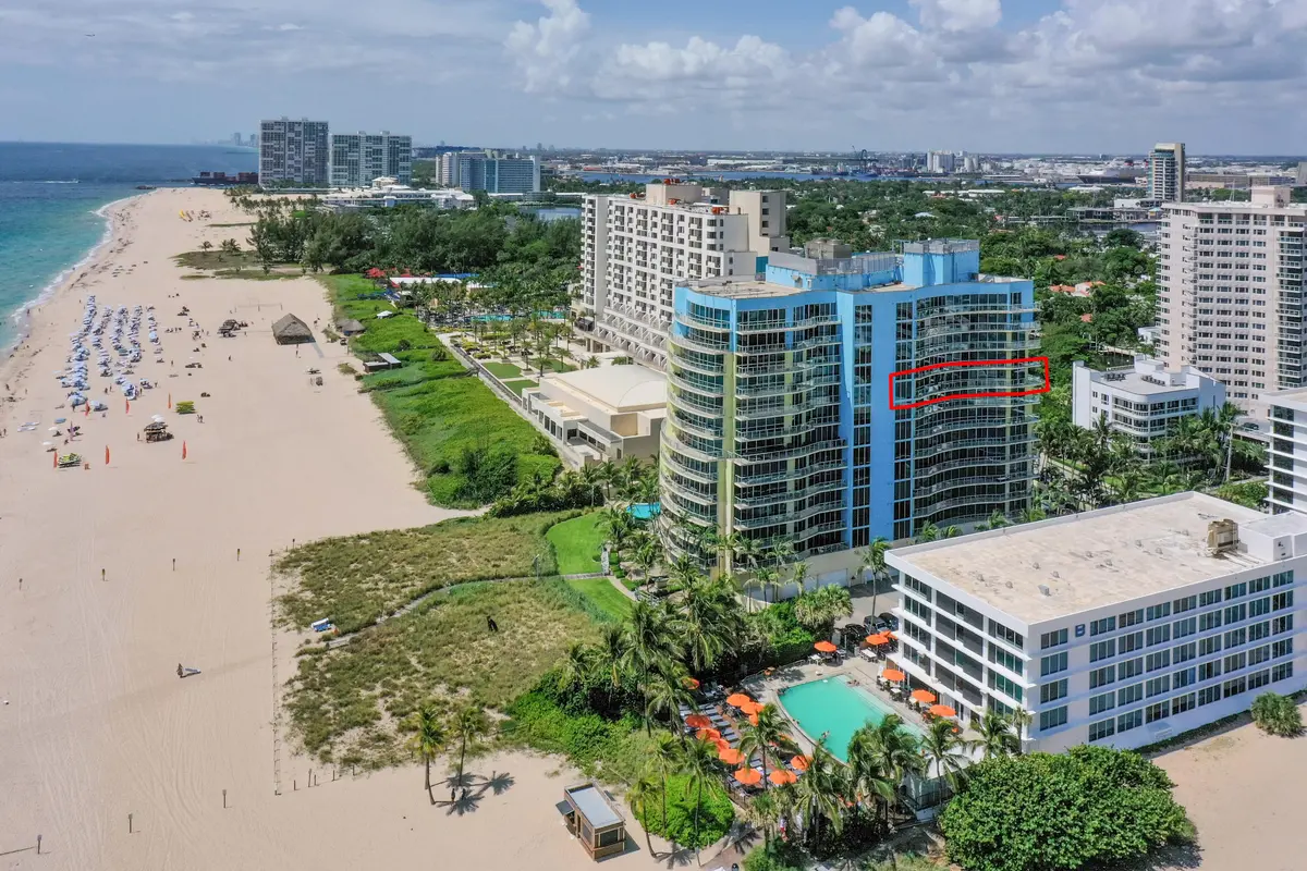Coconut Grove Aerial at 1200 Holiday Drive 804, Fort Lauderdale