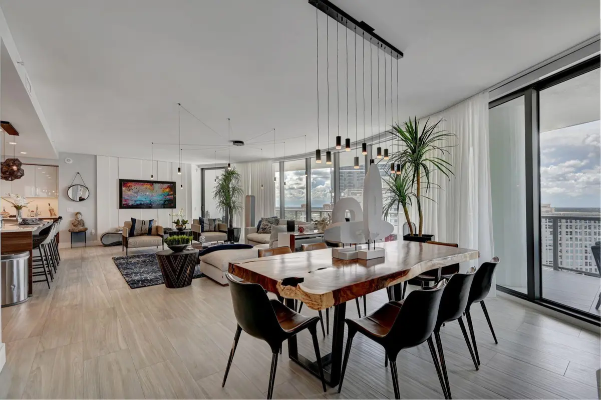 Dining Room at 100 E Las Olas Boulevard 2303, Fort Lauderdale