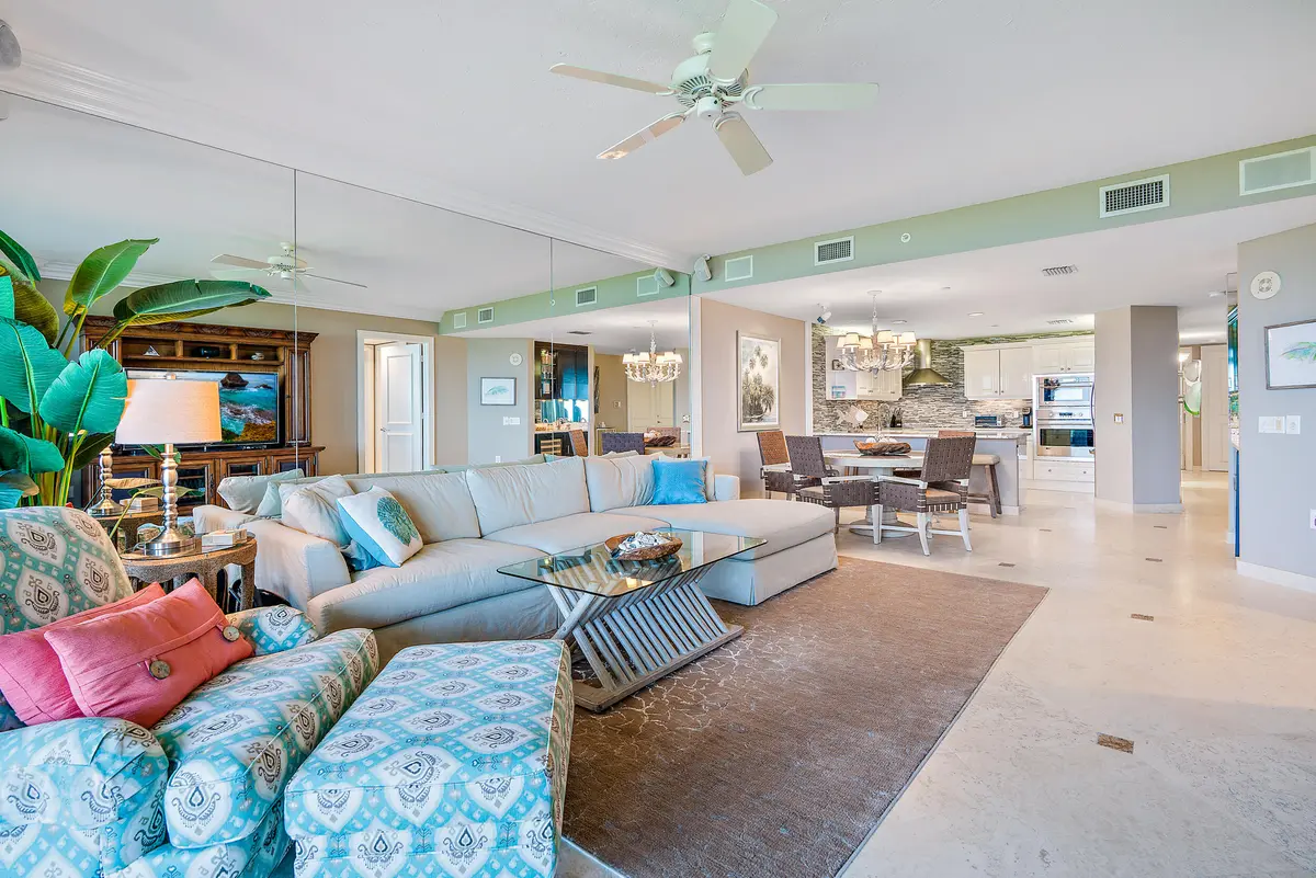 Living Room at 800 Ocean Drive 203, Juno Beach