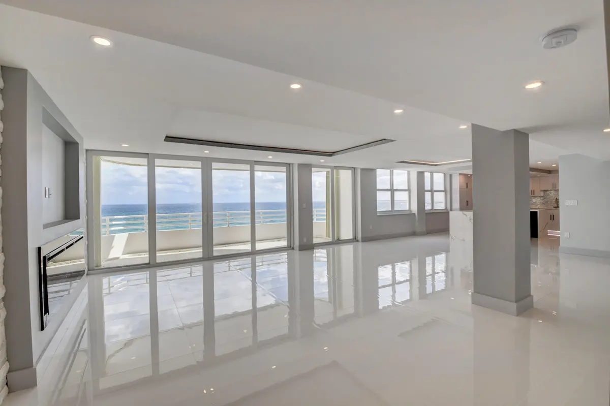 LIVING ROOM at 3407 S Ocean 8b Boulevard 8b, Highland Beach